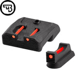 CZ 75B, CZ P-01, CZ 75 SP-01 fast sigtemiddelsæt med fiberoptik | type B
