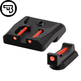 CZ P-07, CZ P-09 fast sæt sigtemidler med fiberoptik | type B