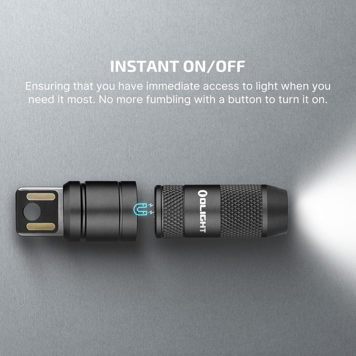 Olight imini 2 | mini genopladelig nøgleringslygte | 50 lm