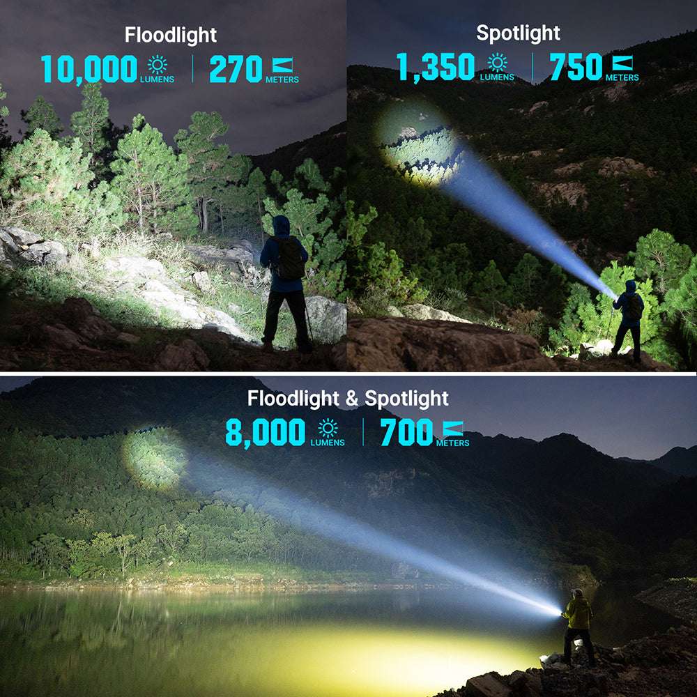 Olight Marauder 2 Mini | kraftig genopladelig lygte | 10.000 lm