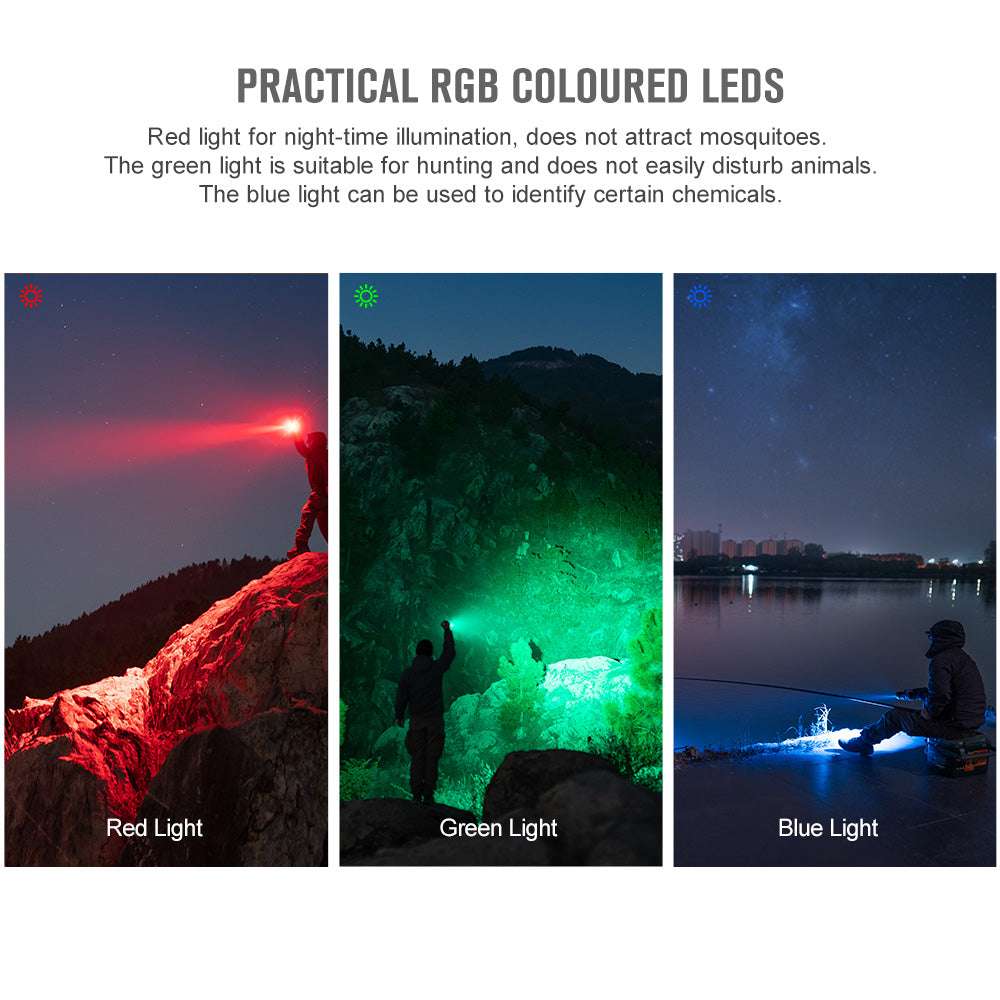 Olight Marauder Mini | multifarvet genopladelig lygte | 7.000 lm
