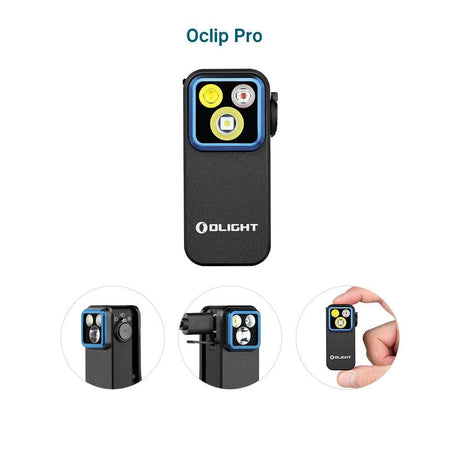 Olight Oclip Pro | multifunktionel clip lygte | 500 lm