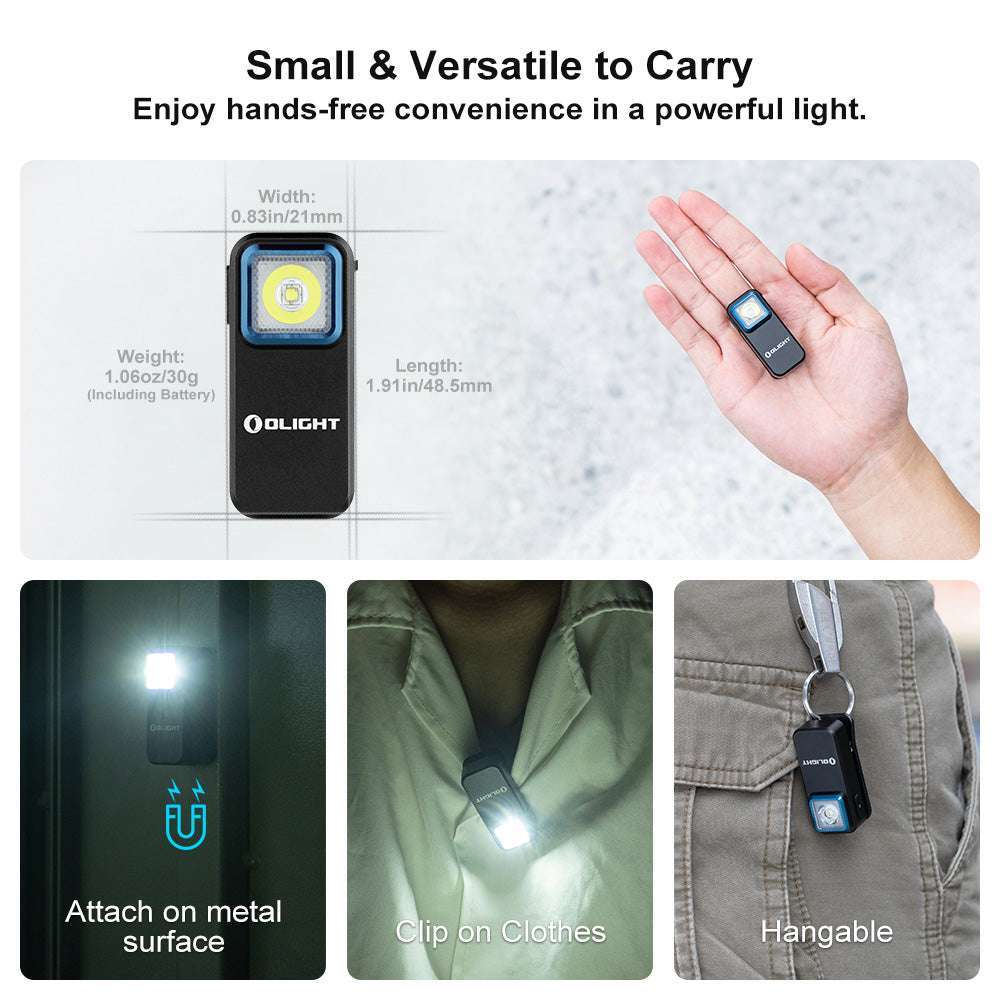 Olight Oclip | genopladelig EDC clip-lygte | 300 lm
