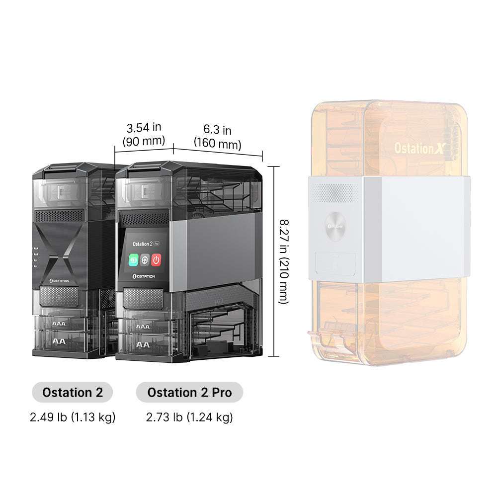Olight Ostation 2 Pro | smart AA/AAA batterioplader | 3-i-1