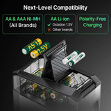 Olight Ostation 2 | smart AA/AAA batterioplader | 3-i-1