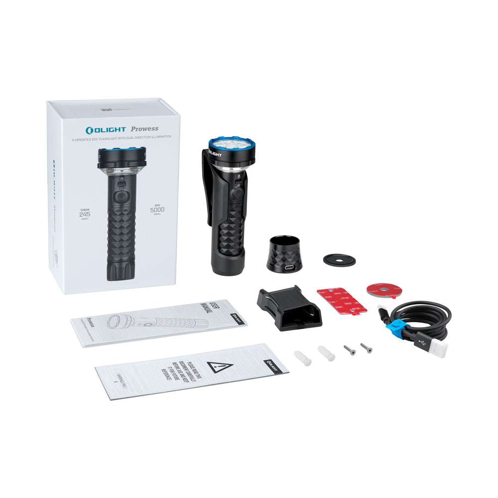Olight Prowess | lygte med tovejsbelysning | 5.000 lm