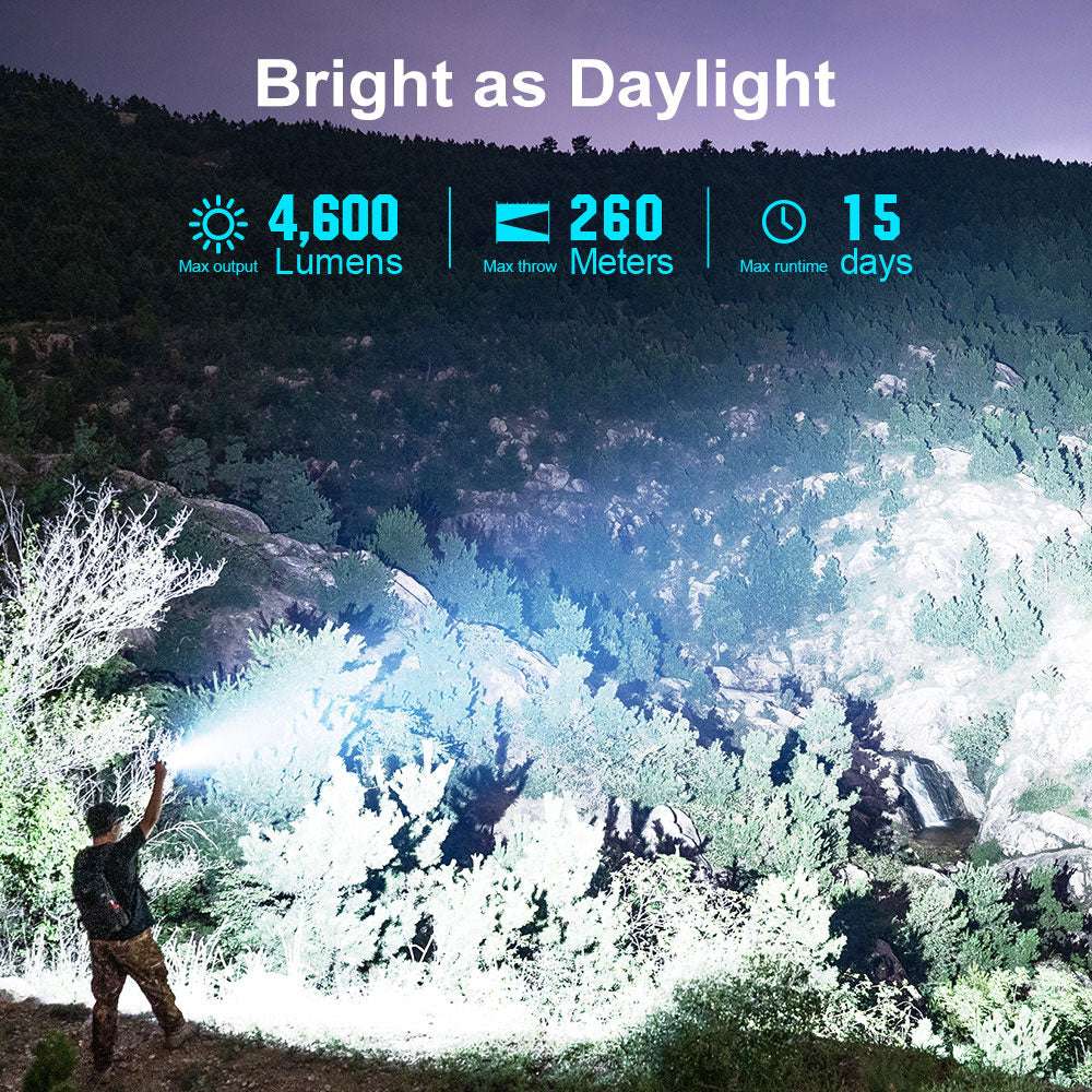 Olight Seeker 4 Pro | højtydende lygte | 4.600 lm