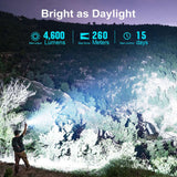 Olight Seeker 4 Pro | højtydende lygte | 4.600 lm