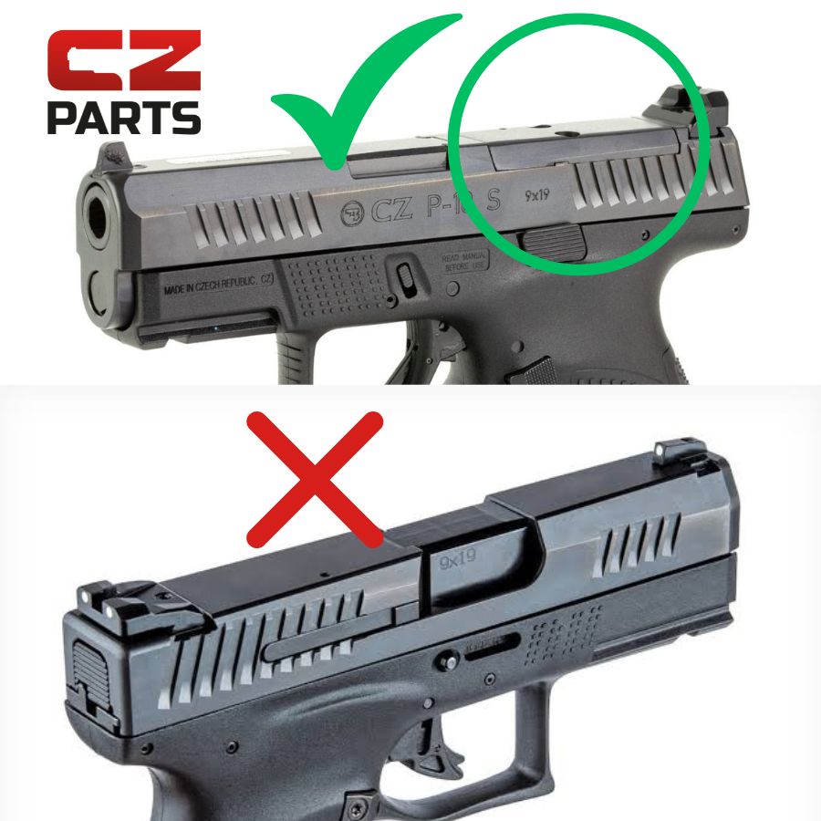 CZ P-10 OR adapterplade | Trijicon RMR footprint 