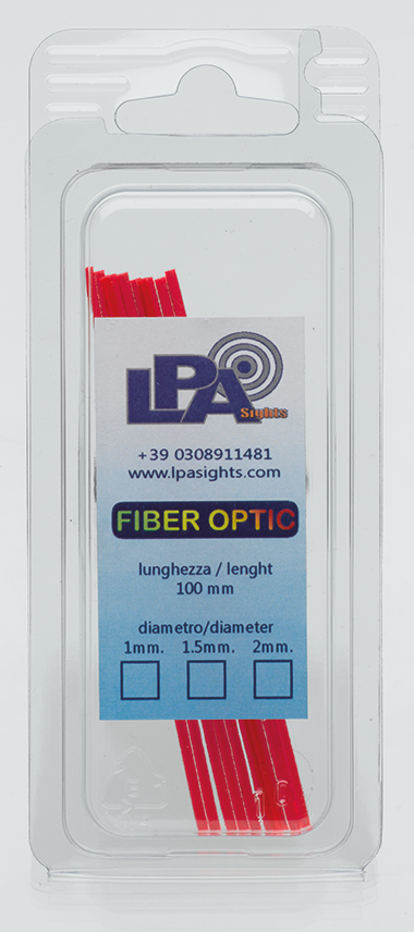 Reserve fiberoptisk stav | 1.0 mm [rød]