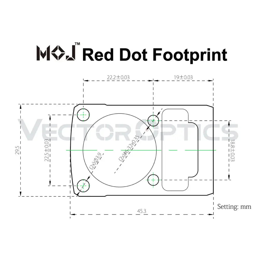 Vector Optics Frenzy 1x22x26 MOS rødpunktsigte Vector Optics