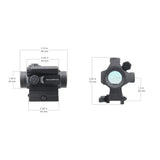 Vector Optics Nautilus 1x30 kikkert dobbelt sigtemiddel rødpunktsigte Vector Optics